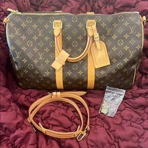 Louis Vuitton Monogram Keepall 45 Duffel Bag